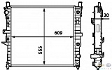 RADIATOR, WIDTH 555 MM