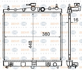 Радиатор охлаждения двигателя NISSAN MICRA III (K12),NOTE (E11)