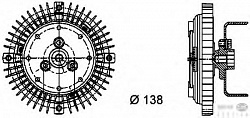 Вискомуфта (термомуфта) AUDI A4 (8D2, B5),A4 (8E2, B6),A4 (8EC, B7),A4 Avant (8D5, B5),A4 Avant (8E5, B6),A4 Avant (8ED, B7),A6 (4B, C5),A6 Avant (4B, C5) SKODA SUPERB (3U4) VW PASSAT (3B2),PASSAT (3B3),PASSAT Variant (3B5),PASSAT Variant (3B6)