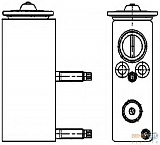 Расширительный клапан кондиционера CITROEN C5 III (RD_),C5 III Break (TD_),C6 (TD_) PEUGEOT 407 (6D_),407 SW (6E_),407 купе (6C_)