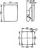 Задний габаритный огонь, слева, справа, R5W, с габаритом