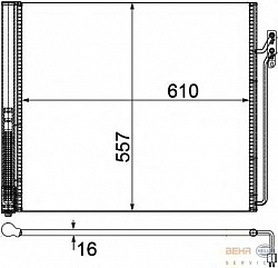 КОНДЕНСАТОР КОНДИЦИОНЕРА 8FC351309-341