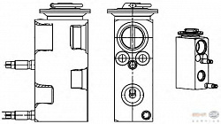 Расширительный клапан кондиционера FORD GALAXY,MONDEO IV,,S-MAX