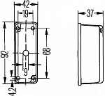 Габаритный фонарь (T4W) MAN F 2000,F 90,F 90 Unterflur,L 2000,M 90,TGL