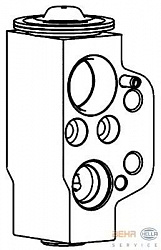 Расширительный клапан кондиционера SEAT Mii (KF1_) SKODA CITIGO VW UP