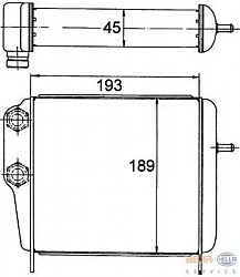 Масляный радиатор MERCEDES-BENZ 190 (W201),E-CLASS универсал (S124),KOMBI универсал (S124),S-CLASS (W126),S-CLASS купе (C126)