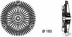 Вискомуфта (термомуфта) MERCEDES-BENZ 190 (W201),(W202),седан (W124)