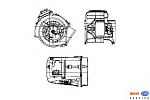 Моторчик печки MERCEDES-BENZ S-CLASS (W220)
