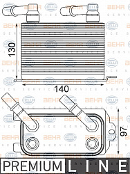 Радиатор АКПП (масляный) LAND ROVER RANGE ROVER III (LM)