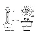 Лампа ксеноновая D4S Osram 66440