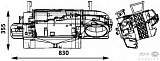 Радиатор печки MERCEDES-BENZ ATEGO,ATEGO 2,AXOR 2