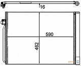 Конденсатор, кондиционер, с осушителем BMW X5 (E70),X5 (F15),X6 (E71, E72)