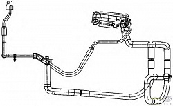 Трубопровод высокого / низкого давления, кондиционер FORD TRANSIT бортовой,TRANSIT автобус,TRANSIT фургон