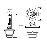 D2R 85V-35W (P32d-3) Xenarc Classic (Osram)