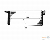 Радиатор печки MERCEDES-BENZ NG