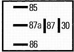 Реле, прерывистое включение стеклоочистителя; Реле, рабочий ток; Реле, сигнализация; Реле, центральный замок; Реле, задняя противотуманная фара; Многофункциональное реле, с сопротивлением MERCEDES-BENZ A-CLASS (W168),(W203),C-CLASS T-Model (S203)