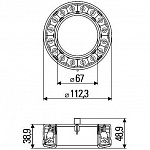 D67/112,3 Бленда прозрачная