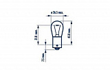 Лампа P21W 24V-21W (BA15s)