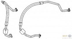 Трубопровод низкого давления, кондиционер FORD GALAXY,MONDEO IV,,S-MAX