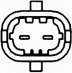 Датчик температуры охлаждающей жидкости ALFA ROMEO 159 (939),159 Sportwagon (939) FIAT CROMA (194) OPEL ASTRA G,ASTRA H SAAB 