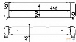 Масляный радиатор MERCEDES-BENZ COUPE (C123),KOMBI универсал (S123),MB-TRAC,седан (W123)