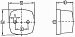 Габаритный фонарь (C5W) левый/ правый