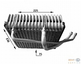 Испаритель кондиционера, без клапана экспансии AUDI A3 (8L1),TT (8N3),TT Roadster (8N9) SEAT LEON (1M1),TOLEDO II (1M2) SKODA OCTAVIA (1U2),OCTAVIA (1Z3),OCTAVIA Combi (1U5),OCTAVIA Combi (1Z5) VW BORA (1J2),BORA универсал (1J6),GOLF IV (1J1)