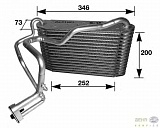 Испаритель кондиционера AUDI 80 (8C, B4),80 Avant (8C, B4),CABRIOLET (8G7, B4),COUPE (89, 8B)