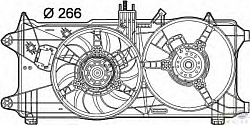 Вентилятор охлаждения двигателя FIAT DOBLO (119),DOBLO Cargo (223)