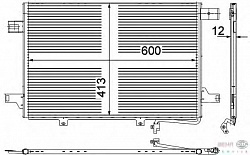 КОНДЕНСАТОР КОНДИЦИОНЕРА 8FC351303-431