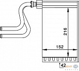 Радиатор печки FORD MONDEO I (GBP),MONDEO I седан (GBP),MONDEO I универсал (BNP)