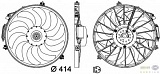 Вентилятор охлаждения двигателя BMW (E36),(E36) Compact,3 Touring (E36),3 купе (E36),5 (E34),5 Touring (E34),7 (E32),8 (E31)