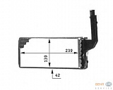 Радиатор печки CITROEN AX (ZA-_),SAXO (S0, S1) PEUGEOT 106 I (1A, 1C),106 II (1)