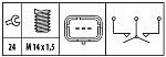 Выключатель, фара заднего хода DACIA LOGAN (LS_),LOGAN EXPRESS (FS_),LOGAN MCV (KS_),LOGAN пикап (US_),SANDERO NISSAN NOTE (E11),QASHQAI / QASHQAI +2 (J10, JJ10),TIIDA (_11X), OPEL  RENAULT 19 I (B/C53_)