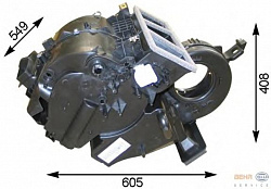 Испаритель кондиционера CITROEN C4 I (LC_),C4 купе (LA_) PEUGEOT 307 (3A/C),307 Break (3E),307 CC (3B),307 SW (3H)