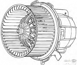 МОТОР ОТОПИТЕЛЯ AUDI A4/A5/Q5 07-