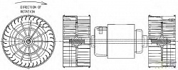 Моторчик печки MERCEDES-BENZ ACTROS MP2 / MP3