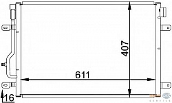 РАДИАТОР КОНДИЦИОНЕРА AUDI A4 С 2003-> ВСЕ МОДЕЛИ