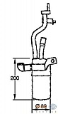 ОСУШИТЕЛЬ КОНДИЦИОНЕРА  FORD FOCUS II 1,4/1,6 04-