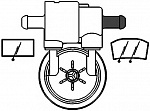 Насос омывателя стекла ALFA ROMEO 145 (930),146 (930) FIAT BRAVA (182),BRAVO I (182),COUPE (FA/175),MAREA (185),MAREA Weekend (185),MULTIPLA (186),PALIO (178_X),PUNTO (176),PUNTO (188