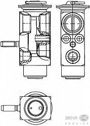 Расширительный клапан кондиционера SMART FORTWO Cabrio (451),FORTWO купе (451)
