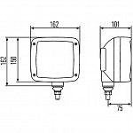 Modul 120  Фара дополнительная (Н7/H3)