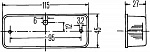 Задний габаритный огонь, слева, справа, T4W, с катафотом, с габаритом
