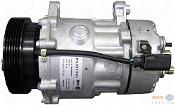 Компрессор кондиционера 12V, oval