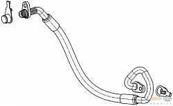 Трубопровод высокого / низкого давления, кондиционер CITROEN C5 II (RC_),C5 II Break (RE_),C5 III (RD_),C5 III Break (TD_) PEUGEOT 407 (6D_),407 SW (6E_),407 купе (6C_)