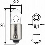 T4W 12V-4W (BA9s)