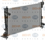 Радиатор охлаждения двигателя FIAT BRAVO II (198) LANCIA DELTA III (844)