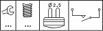 Выключатель, фара заднего хода MERCEDES-BENZ 190 (W201),CABRIOLET (A124),COUPE (C124),KOMBI универсал (S124),седан (W124)