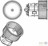 Моторчик печки AUDI A4 (8K2, B8),A4 Allroad (8KH, B8),A4 Avant (8K5, B8),A5 (8T3),A5 Sportback (8TA),A5 кабрио (8F7)