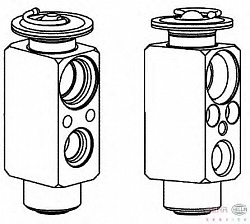 Расширительный клапан кондиционера DAF 95,CF 65,CF 75,CF 85,XF 105,XF 95